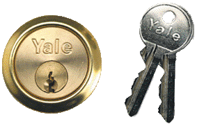 Yale rim cylinder lock