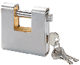 Armoured padlock