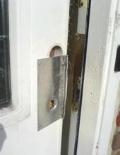 Bodged lock opening