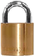 Brass padlock