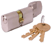 Oval thumbturn cylinder lock